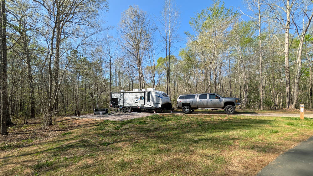 Site 26 at Medoc Mountain State Park